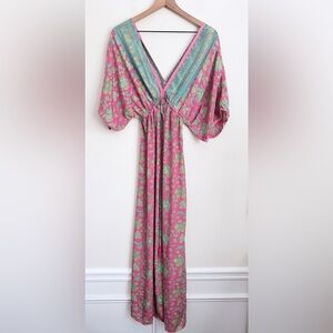 Paani Maxi Dress Paisley silky flowy Large